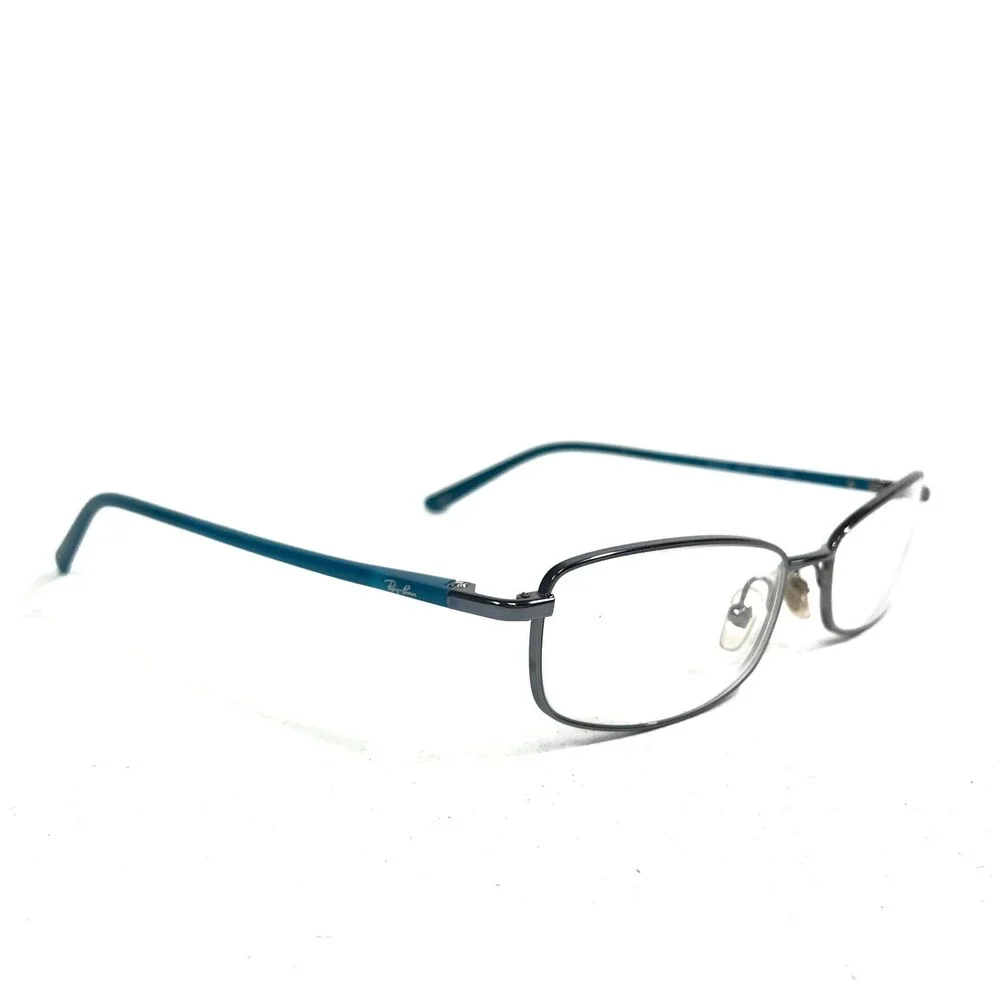 Ray-Ban RB6094 2507 Eyeglasses Frames Blue Silver Rectangular Full Rim 52-17-135